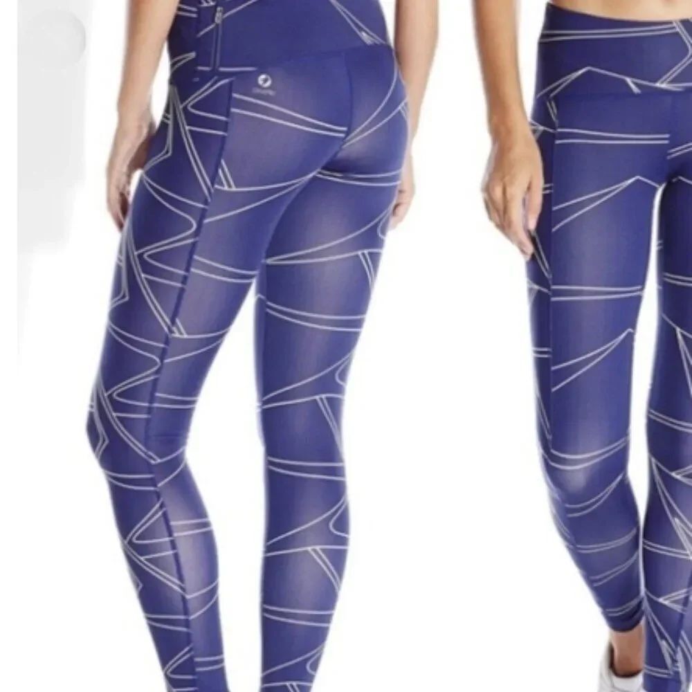 Like New! Oiselle Satellite KC Leggings Black/Gray in Size Unknown